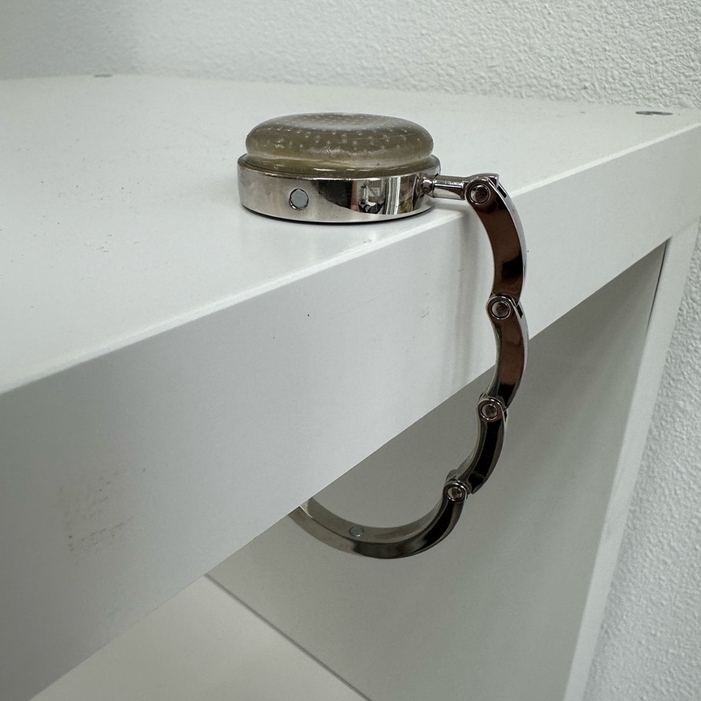 Silver Bag Hook Accessory